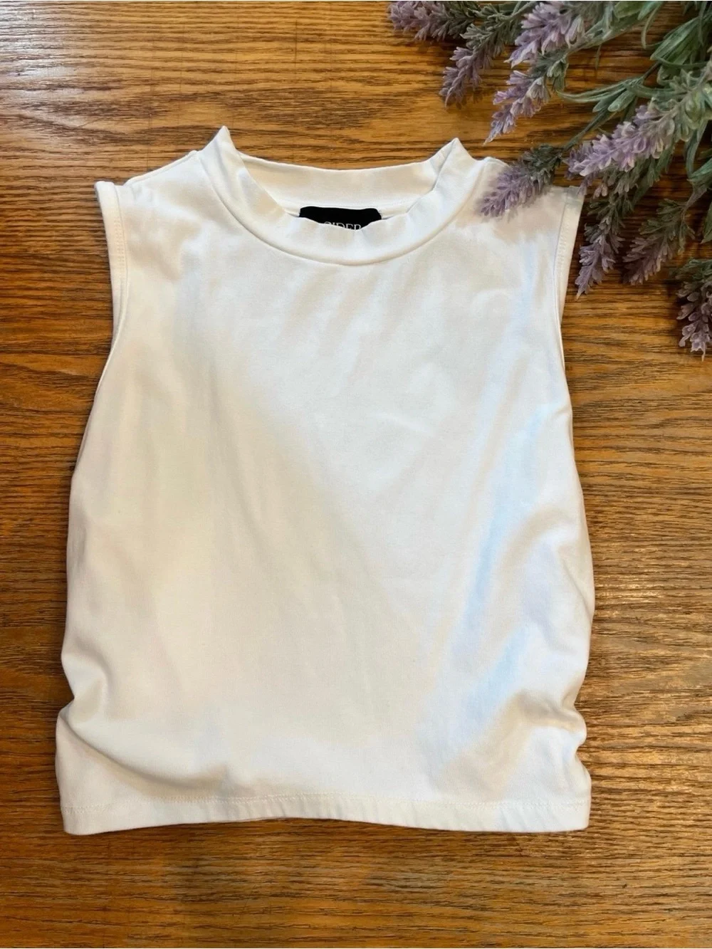 Cider Ruched Sides Tank Tops Size Medium